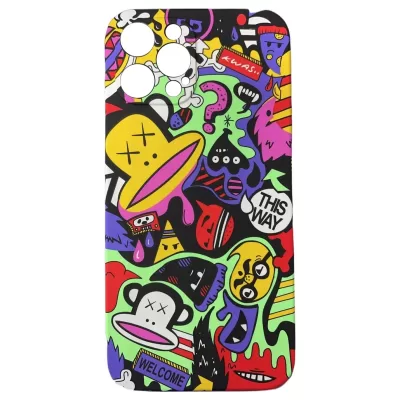 Чехол iP 12 Pro Max Luxo (Кавс Кислотный(J61))