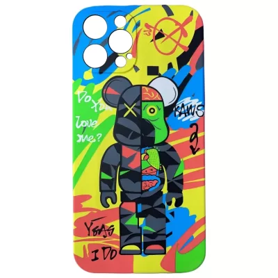 Чехол iP 12 Pro Max Luxo (Кавс Черный(J86))