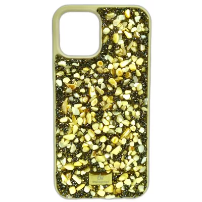 Чехол iP 11 Pro Max Rock Stone (Gold)