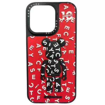 Чехол iP 14 Pro CSTF (Bear Red)