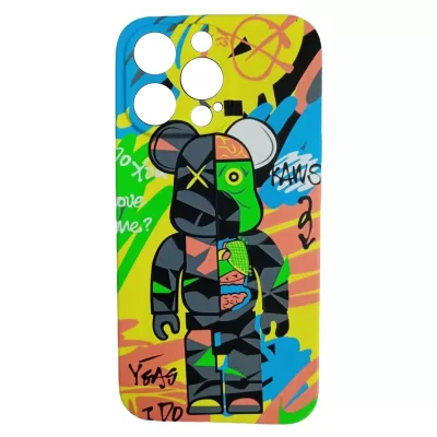 Чехол iP 14 Pro Luxo (Кавс Черный(J86))