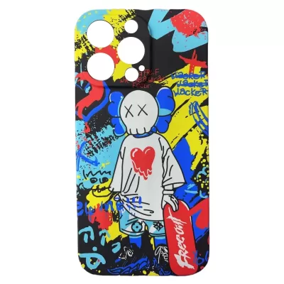 Чехол iP 14 Pro Luxo (Кавс Скейтер(J155))