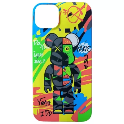 Чехол iP 14 Plus Luxo (Кавс Черный(J86))