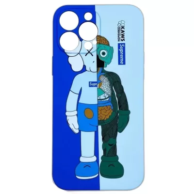 Чехол iP 12 Pro Max Luxo (Кавс Сине-Зеленый)