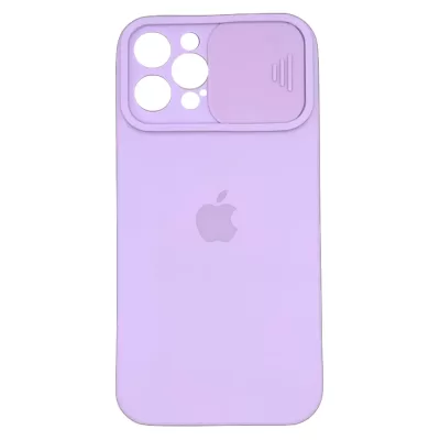 Чехол iP 12 Pro Max Silicone Case Sweep (Light Purple)