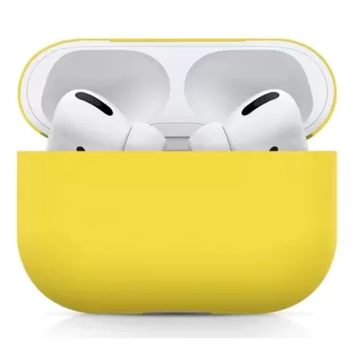Чехол для AirPods Pro 2 ультратонкий Premium (Yellow)