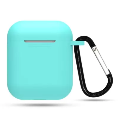 Чехол AirPods Silicone Case (Ice Sea Blue)