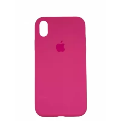 Чехол iP XR App Silicone (with logo 360) (Малиновый(54))