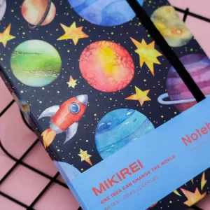 Блокнот (A5) «Planets», black (14,5*21)