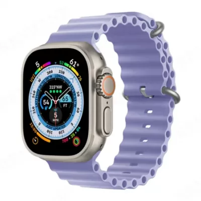 Ремешок Apple Watch Ocean Silicone 38-40-41mm (Light Purple)