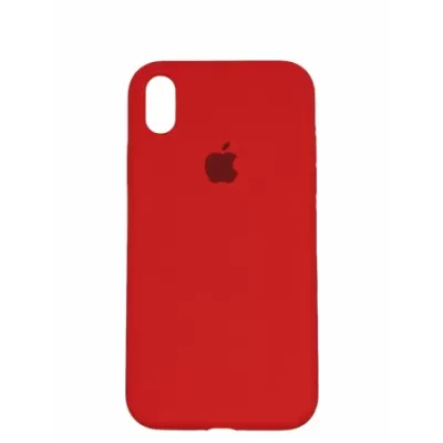 Чехол iP XR App Silicone (with logo 360) (Красный(14))