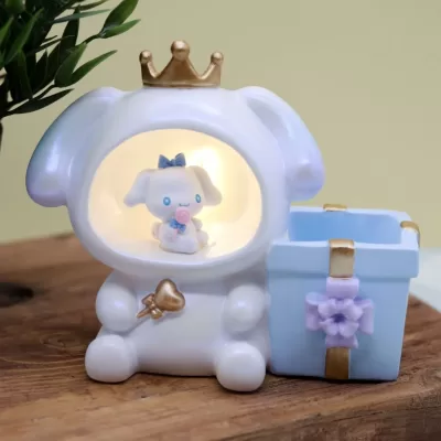 Ночник - подставка для канцелярских принадлежностей «Bunny princess», blue