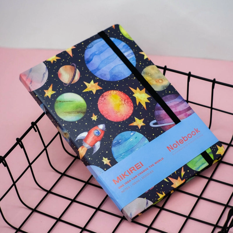 Блокнот (A5) «Planets», black (14,5*21)