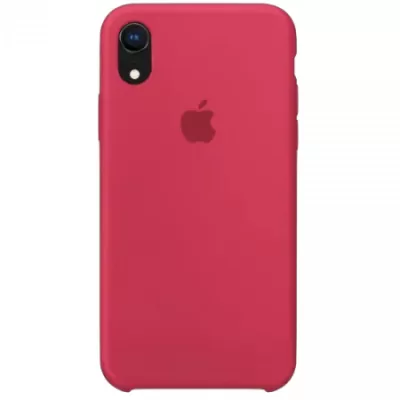 Чехол для iPhone XR Silicone Case (Светло-вишневый)