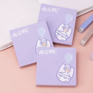 Блок для заметок "Lucky duck", purple