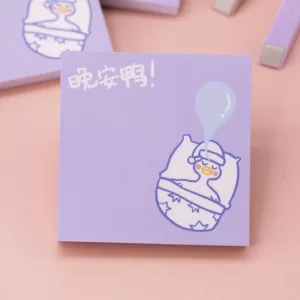 Блок для заметок "Lucky duck", purple