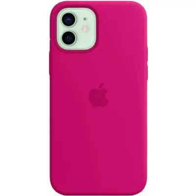Чехол для iPhone 12 mini Apple Silicone Case 360 (Фуксия)