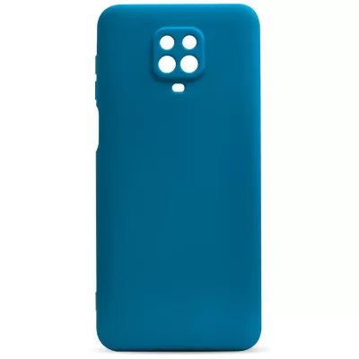 Чехол Redmi Note 9 Pro/9S Silicone Case Logo (Темно-синий(8))