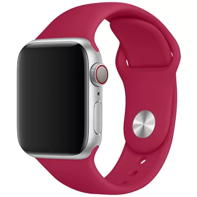 Ремешок Apple Watch Silicone 38-40-41mm (Малиновый(38))