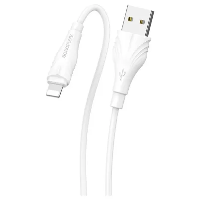 Кабель USB/Lightning Borofone BX18 (3м), белый
