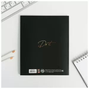 Тетрадь А5, 48 л на скрепке, уф-лак #Girl BOSS