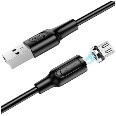 Кабель магнитный USB/Micro Borofone BX41 (1м), черный