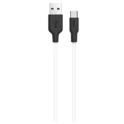Кабель USB/Type-C Hoco X21 (1м) белый-черный