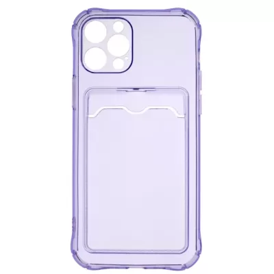 Чехол iP 12 Pro Pocket Case (TPU) (Lilac)