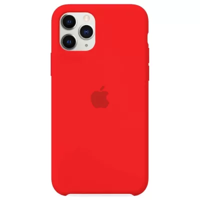 Чехол для iPhone 11Pro Apple Silicone Case Simple (Красный)
