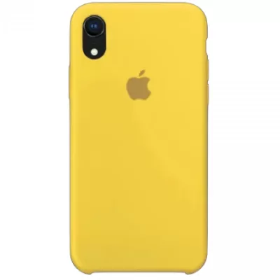 Чехол для iPhone XR Apple Silicone Case Simple (Желтый)