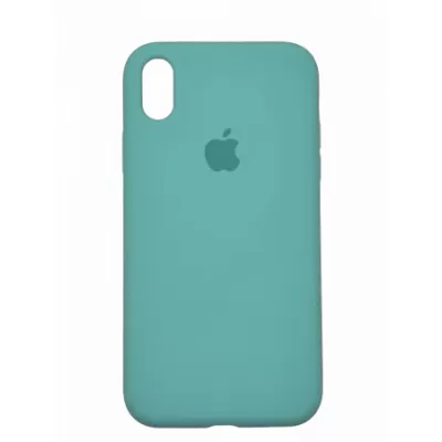 Чехол iP XR App Silicone (with logo 360) (Бирюзовый(21))