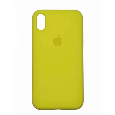 Чехол iP XR App Silicone (with logo 360) (Жёлтый(37))