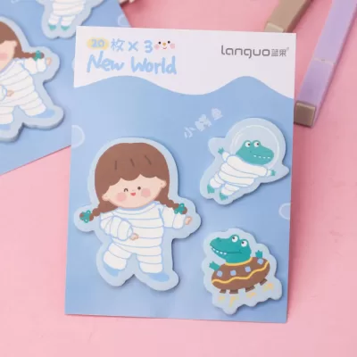 Блок для заметок "Cosmo girl", light-blue