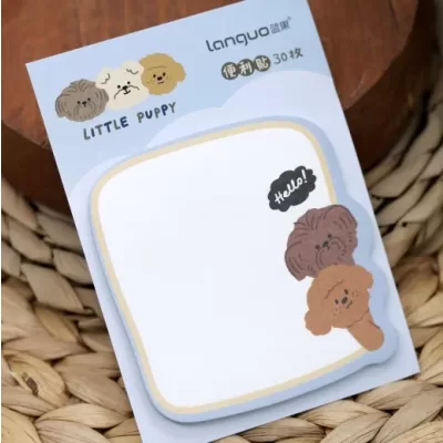 Блок для заметок «Dog», blue