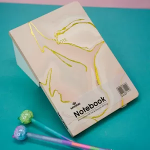 Блокнот (А5) «Golden marble», pink (14,5*21)