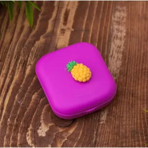 Контейнер для линз "Mini Pineapple", pink
