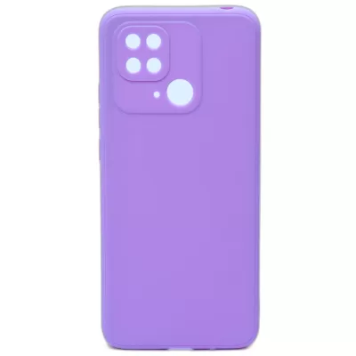 Чехол Redmi 10C Silicone Case Logo (Лиловый(13))