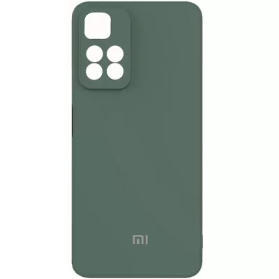 Чехол Redmi Note 11 Pro Silicone Case Logo (Темно-Зеленый(22))