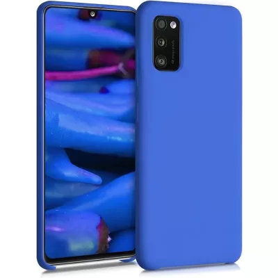 Чехол Sams A41 Silicone Case Logo (Синий(16))