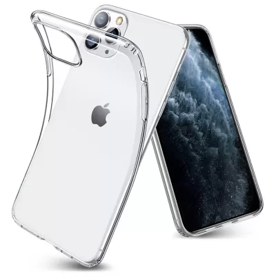 Чехол iP 12/12 Pro Ультратонкий силикон (Прозрачный)