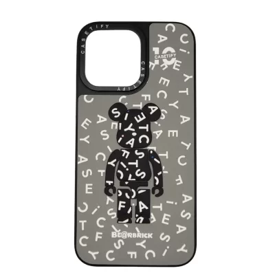 Чехол iP 14 Pro Max CSTF Relief (Bear Gray)