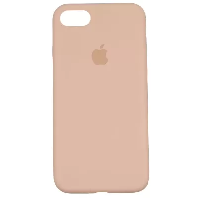 Чехол iP 7/8/SE App Silicone (with logo 360) (Пудра(19))