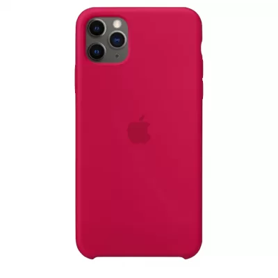 Чехол для iPhone 11Pro Max Apple Silicone Case Simple (Вишневый)
