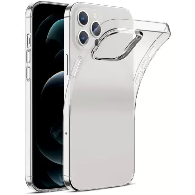 Чехол iP 12 Pro Max Ультратонкий силикон (Прозрачный)