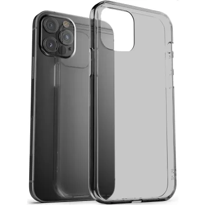 Чехол iP 12 Pro Max Ультратонкий силикон (Черный)