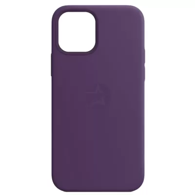 Чехол для iPhone 12 Pro Max App Silicone Case A With MagSafe (Amethyst)