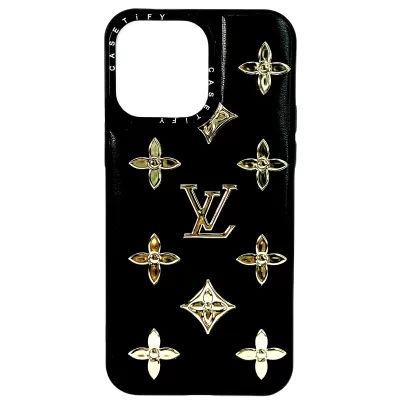 Чехол для iPhone 14 Pro CSTF Leather (Black)