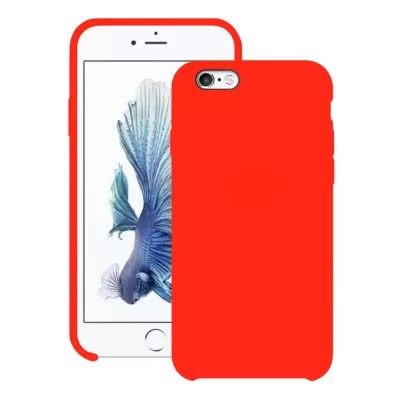 Чехол для iPhone 6/6S Apple Silicone Case Simple (Красный)