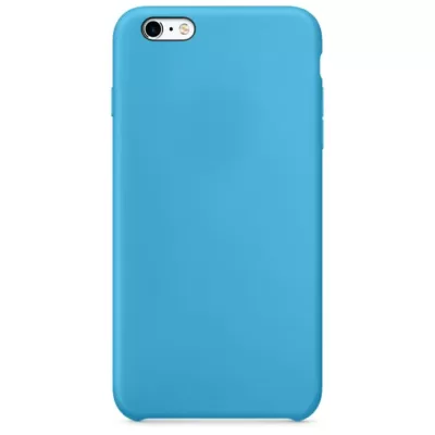 Чехол для iPhone 6/6S Apple Silicone Case Simple (Лазурный)