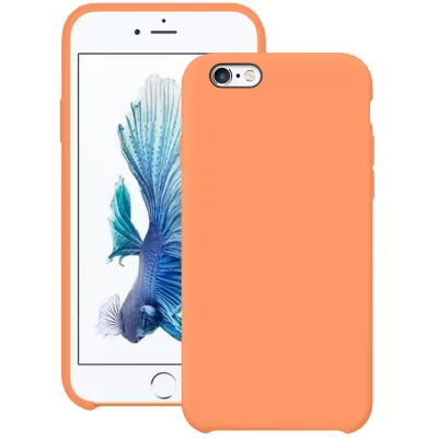 Чехол для iPhone 6/6S Apple Silicone Case Simple (Оранжевый)